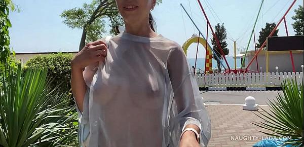  Transparent dress selfie for my subscriptions